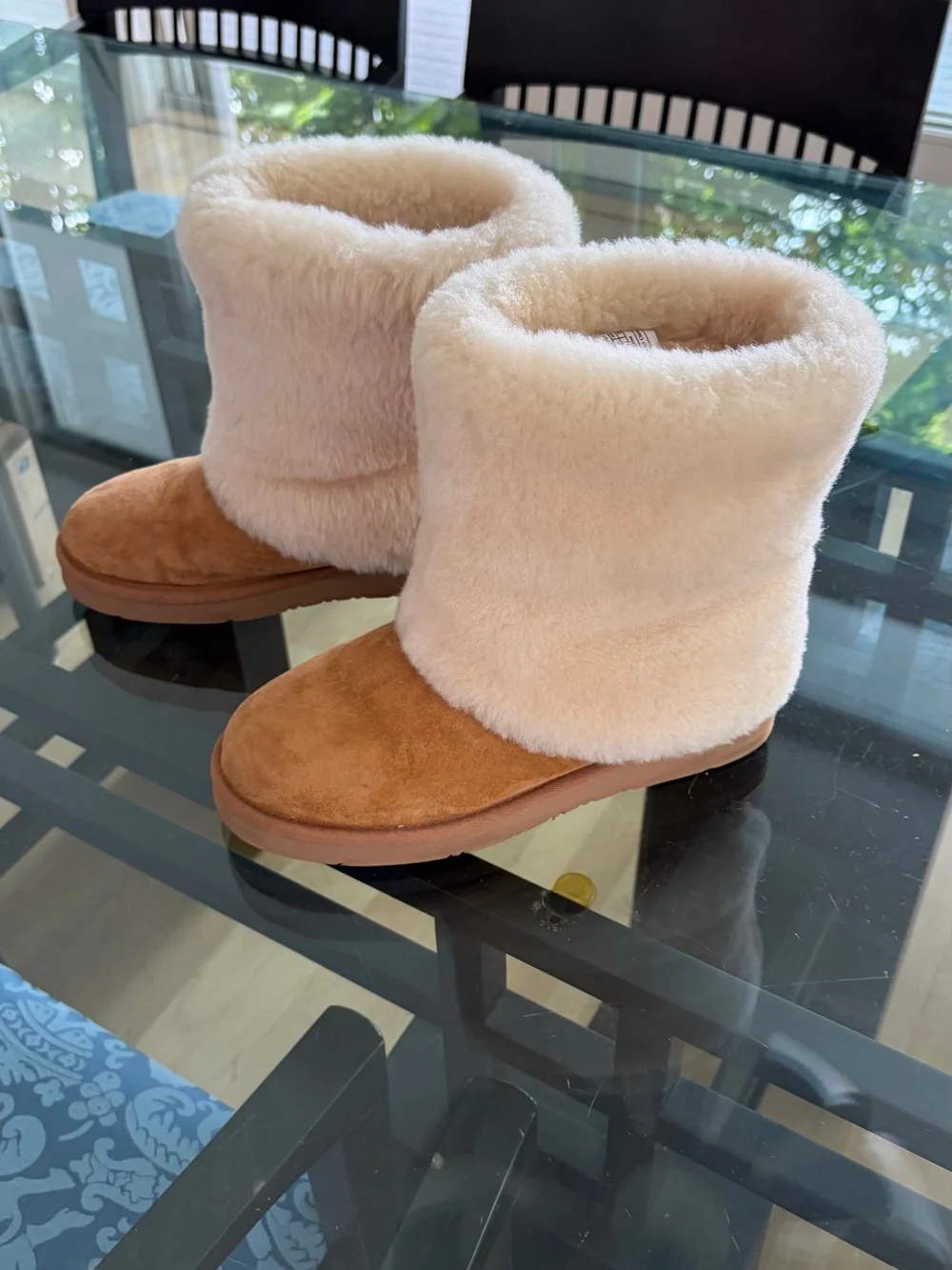 UGG chestnut suede